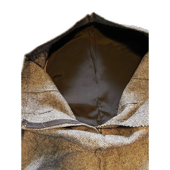 VTG Pendleton 100% Virgin Wool Lined Pencil Skirt Women's Gray 14 - Picture 4 of 10